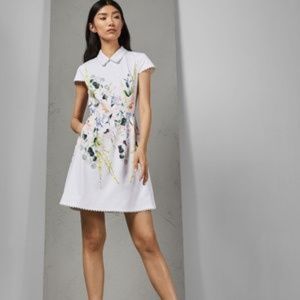 Ted Baker Charsy Elegance Scalloped Dress